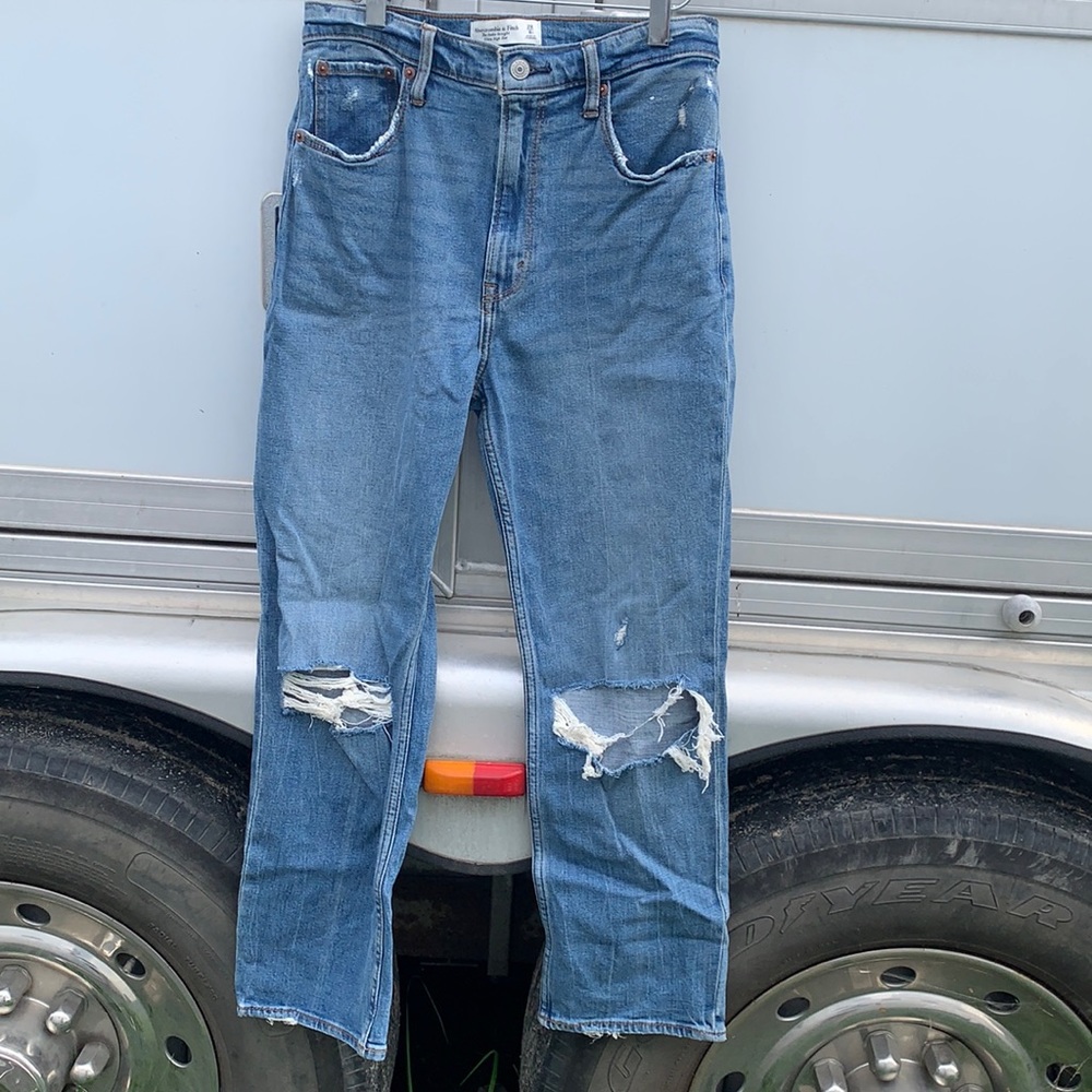 Abercrombie ankle straight